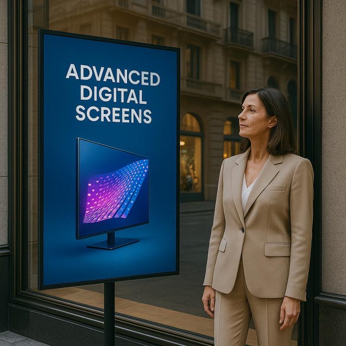 Qué son las pantallas escaparate LED